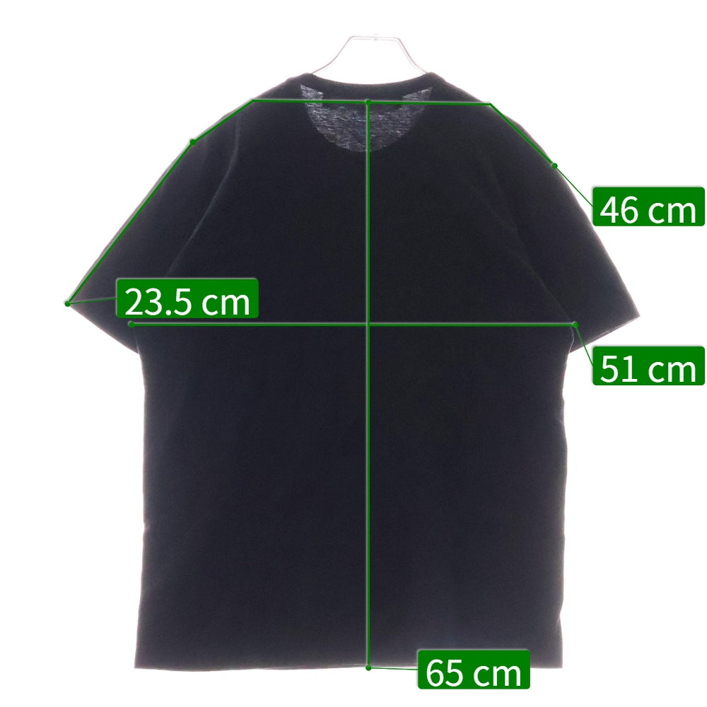 COMME des GARCONS(コムデギャルソン) 逆さラインハート Playロゴ半袖Tシャツ AZ-T114 ブラック