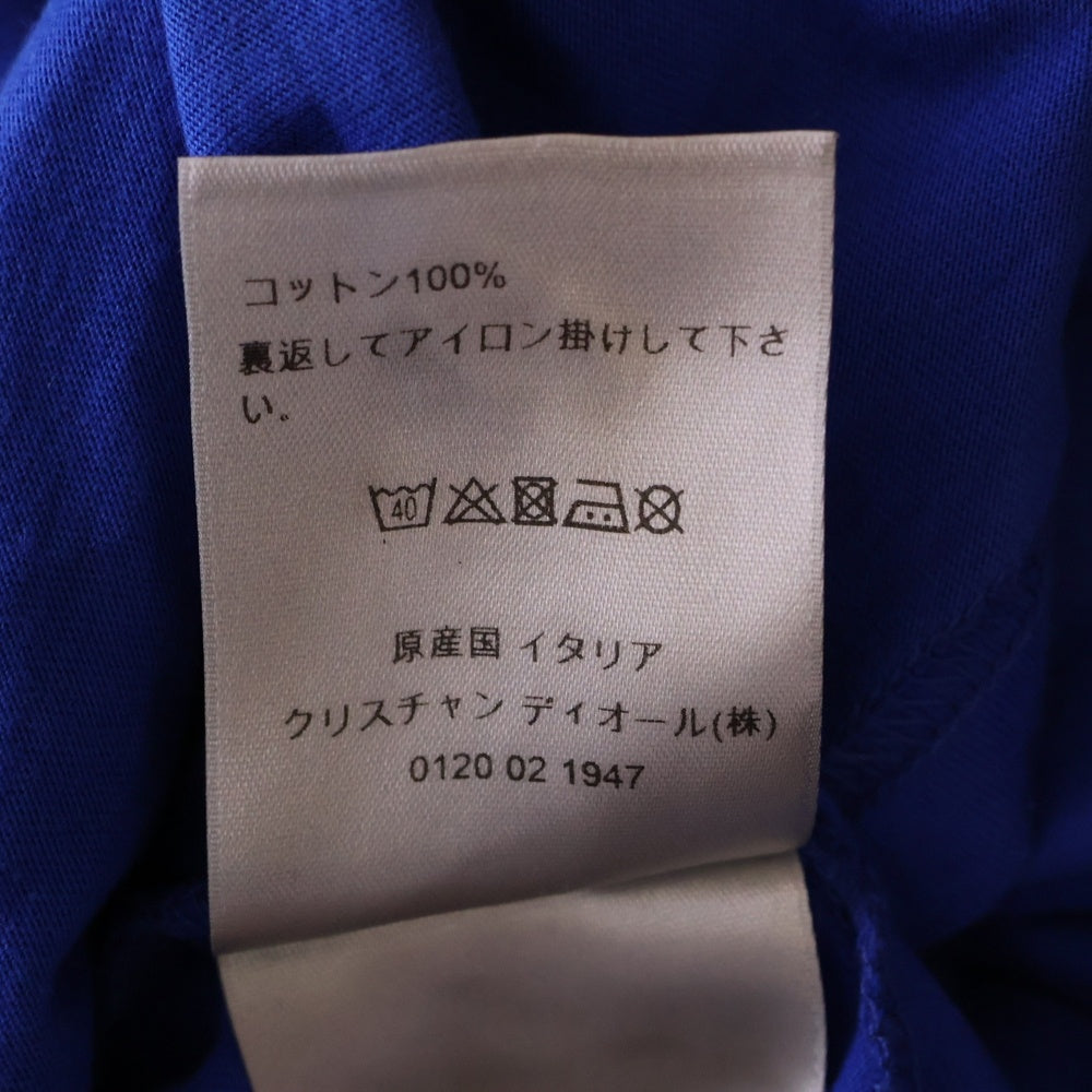 DIOR(ディオール) 17SS NEWAVE フロントロゴ クルーネック半袖Tシャツ ブルー 733J603I8612