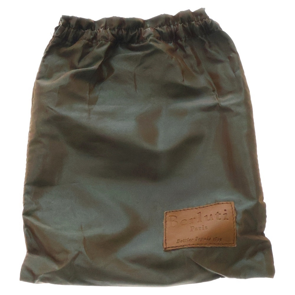 Berluti(ベルルッティ) カリグラフィ レザーベルト ブラウン