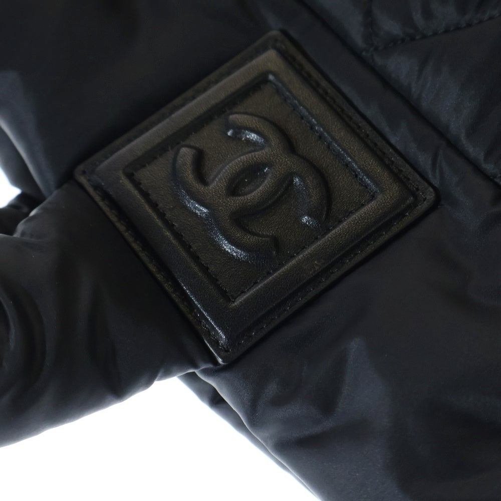 CHANEL(シャネル) コココクーン PM トートバッグ ハンドバッグ ブラック シルバー金具 ナイロン キルティング