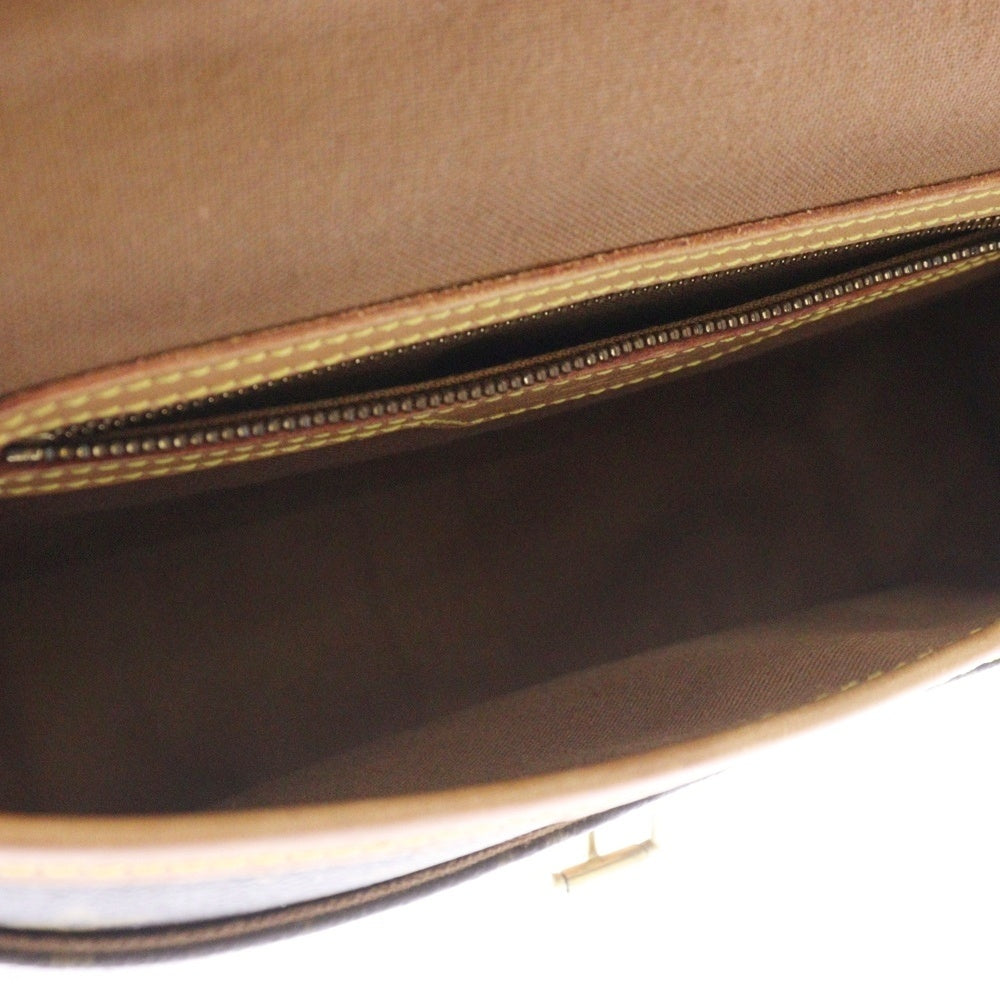 LOUIS VUITTON(ルイヴィトン) モノグラム ソローニュ ショルダーバッグ ブラウン PVC×レザー ゴールド金具 M42250