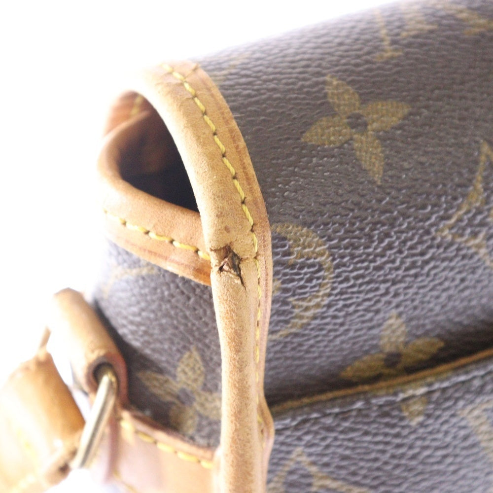 LOUIS VUITTON(ルイヴィトン) モノグラム ソローニュ ショルダーバッグ ブラウン PVC×レザー ゴールド金具 M42250