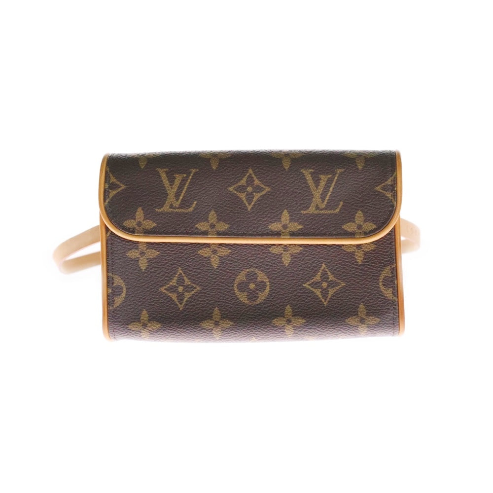 LOUIS VUITTON(ルイヴィトン) モノグラム フロランティーヌ ショルダーバッグ ミニバッグ ゴールド金具 ブラウン PVC×レザー M51855