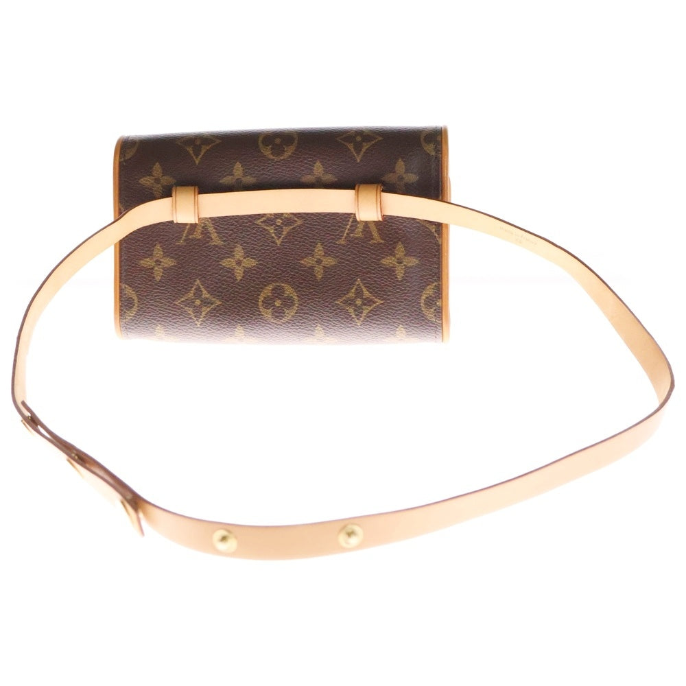 LOUIS VUITTON(ルイヴィトン) モノグラム フロランティーヌ ショルダーバッグ ミニバッグ ゴールド金具 ブラウン PVC×レザー M51855