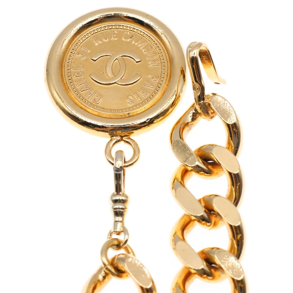 CHANEL(シャネル) ココマーク チェーンベルト ゴールド コイン GP
