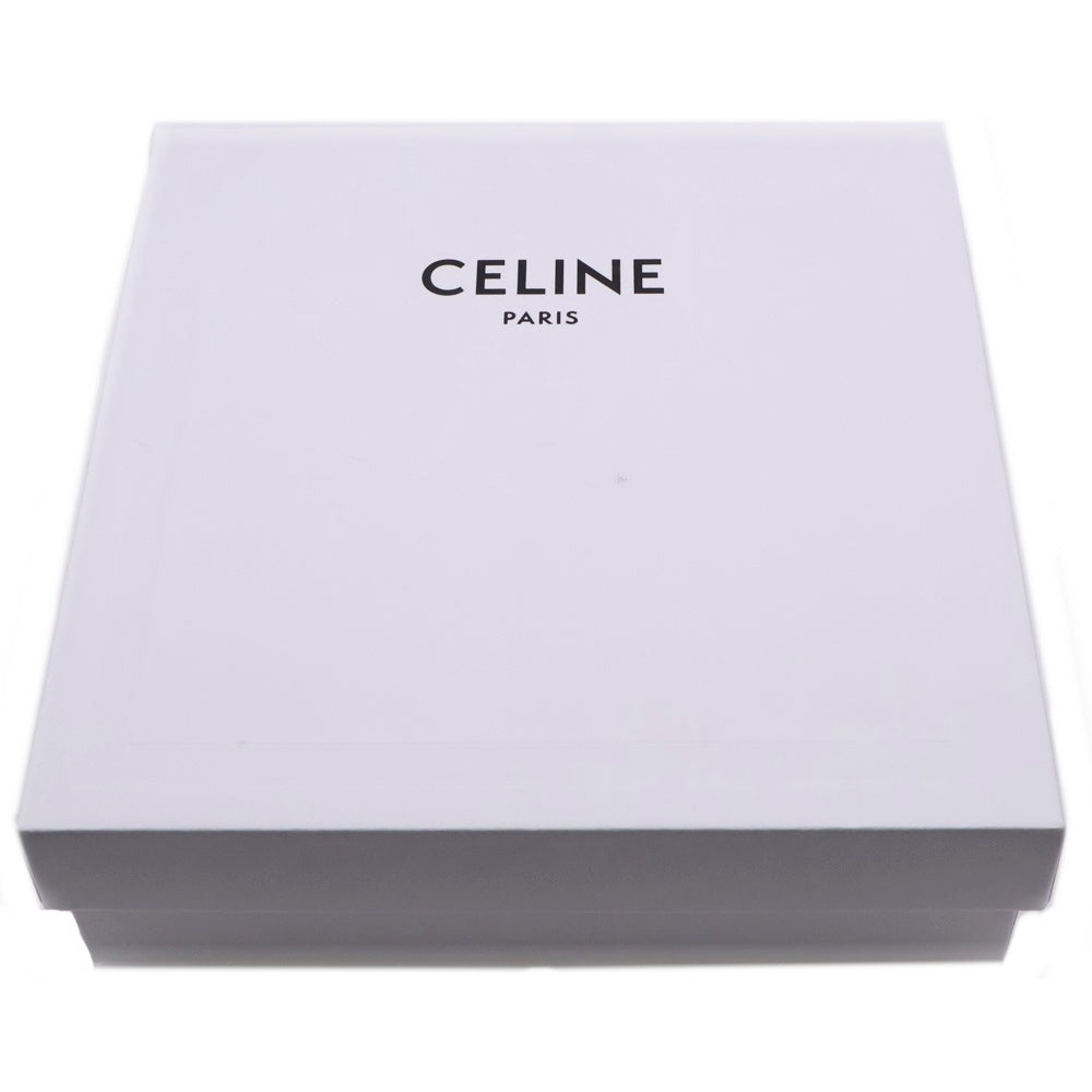 CELINE(セリーヌ) ミニブザス トリオンフ ロゴプレート PVC レザー ショルダーバッグ ブラウン 196702BZJ.04LU