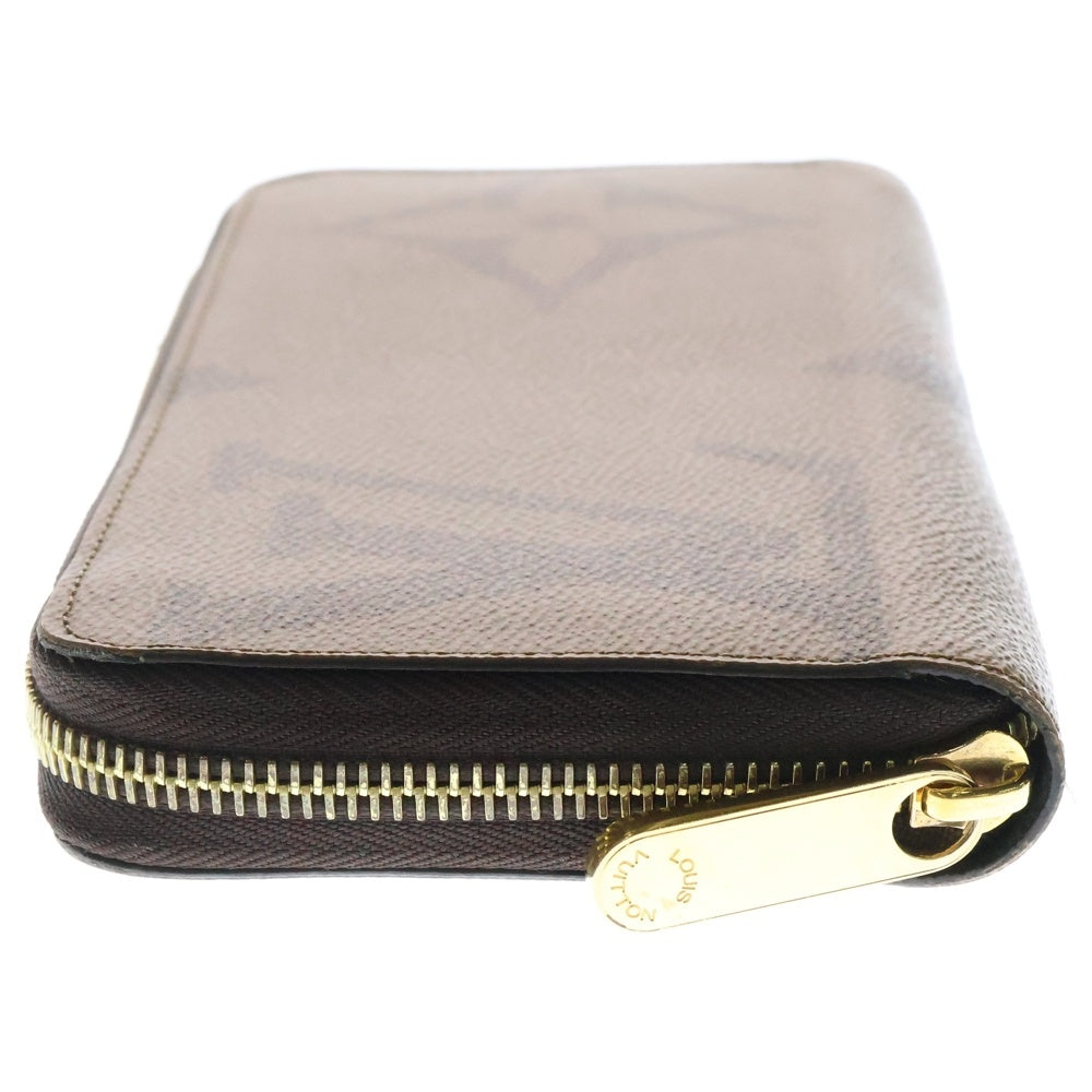 LOUIS VUITTON(ルイヴィトン) モノグラム・ジャイアント ジッピーウォレット ラウンドファスナー 長財布 ロングウォレット ゴールド金具 ブラウン M69353