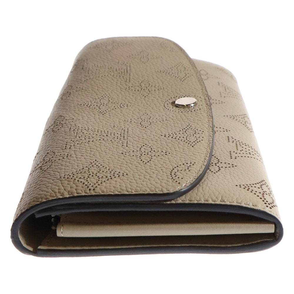 LOUIS VUITTON(ルイヴィトン) ポルトフォイユ イリス モノグラム マヒナ パンチングレザー ロングウォレット 長財布 ベージュ M60144 RFID
