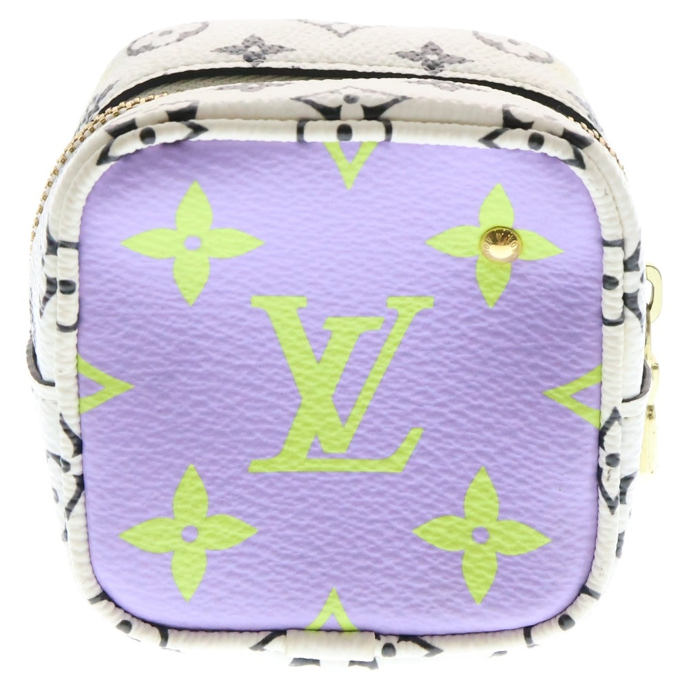 LOUIS VUITTON(ルイヴィトン) モノグラムジャイアント ポルトモネ レザーキューブポーチ 小物入れ マルチ M67669