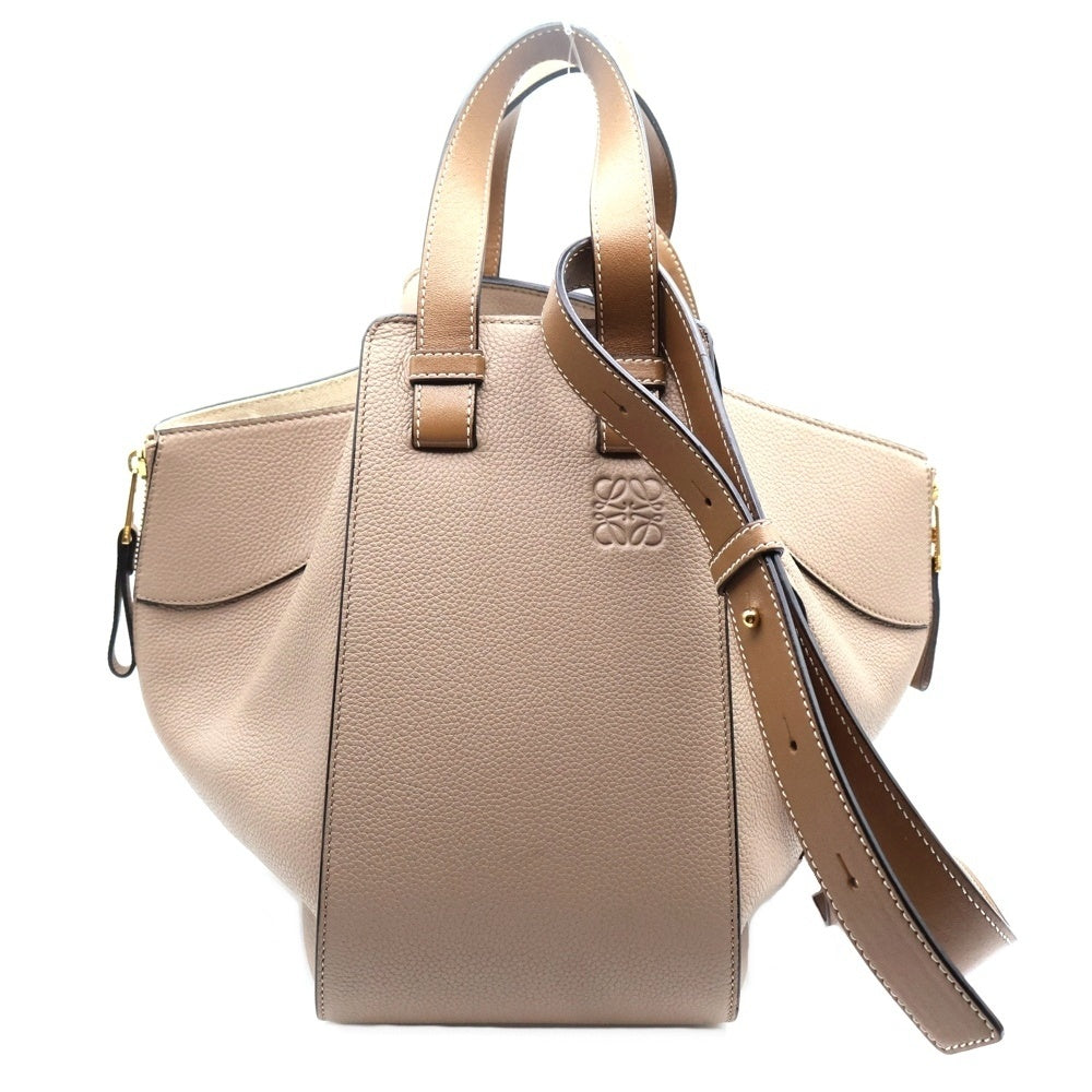 LOEWE(ロエベ) HAMMOCK SMALL ハンモック スモール 2WAY レザーハンドバッグ ショルダーバッグ ベージュ レディース 387.30.S35
