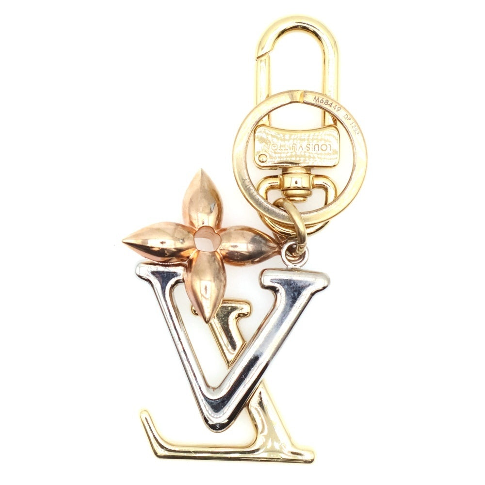 LOUIS VUITTON(ルイヴィトン) ポルトクレ キーホルダー・LVニューウェーブ ゴールド GP M68449 キーチャーム バッグチャーム アクセサリー