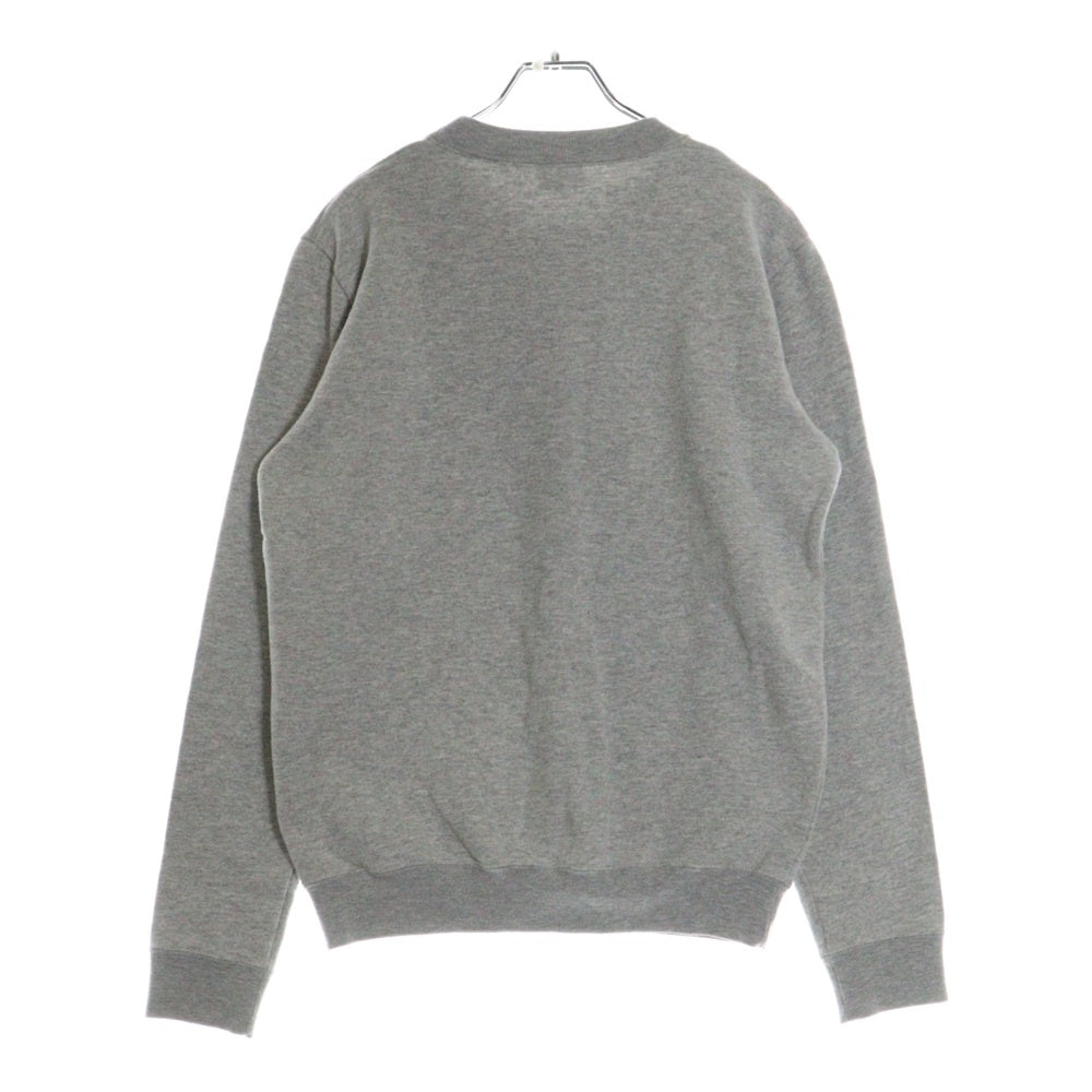 SAINT LAURENT PARIS(サンローランパリ) 21AW ×PEANUTS ピーナッツ スヌーピー プリント クルーネック長袖トレーナー スウェット グレー
