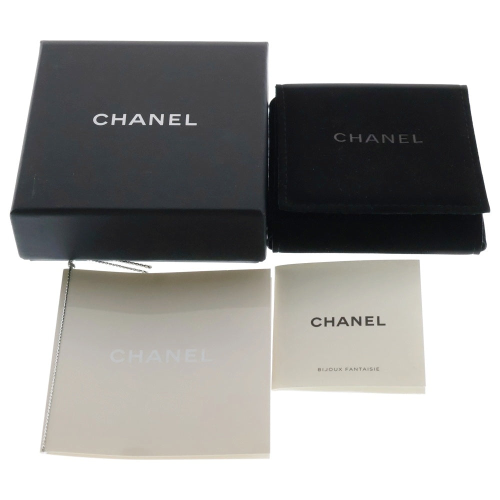CHANEL(シャネル) ココマーク ブローチ バッジ ブラック×ゴールド No5 GP×レザー B20B