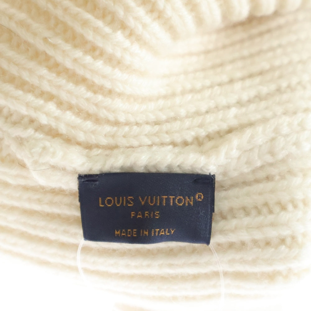 LOUIS VUITTON(ルイヴィトン) ビーニー・LV アヘッド ニット帽 ビーニー アイボリー M77948