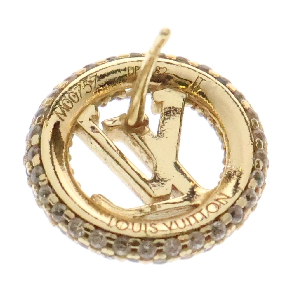 LOUIS VUITTON(ルイヴィトン) ルイーズ バイ ナイト ピアス ゴールド ラインストーン GP 片方のみ M00757