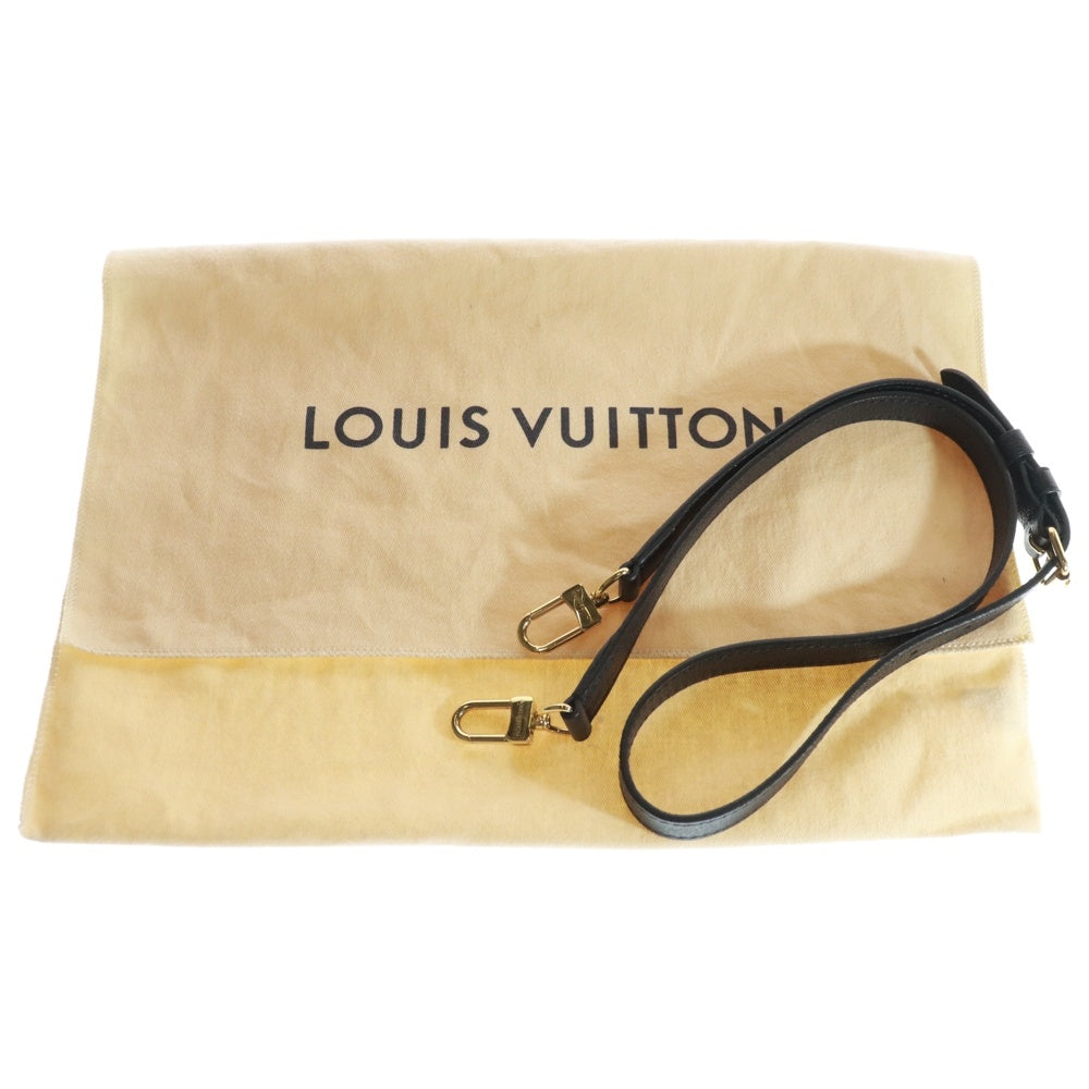 LOUIS VUITTON(ルイヴィトン) オンザゴーPM モノグラムアンプラント レザー 2WAY ハンド ショルダーバッグ ゴールド金具 ブラック/ベージュ M45659 RFID