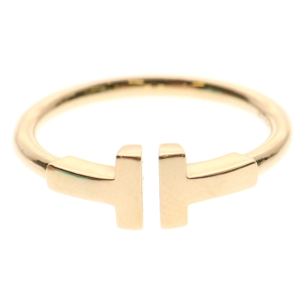 TIFFANY&Co(ティファニー) Tワイヤー リング Au750 K18 PG イエローゴールド 指輪 ジュエリー