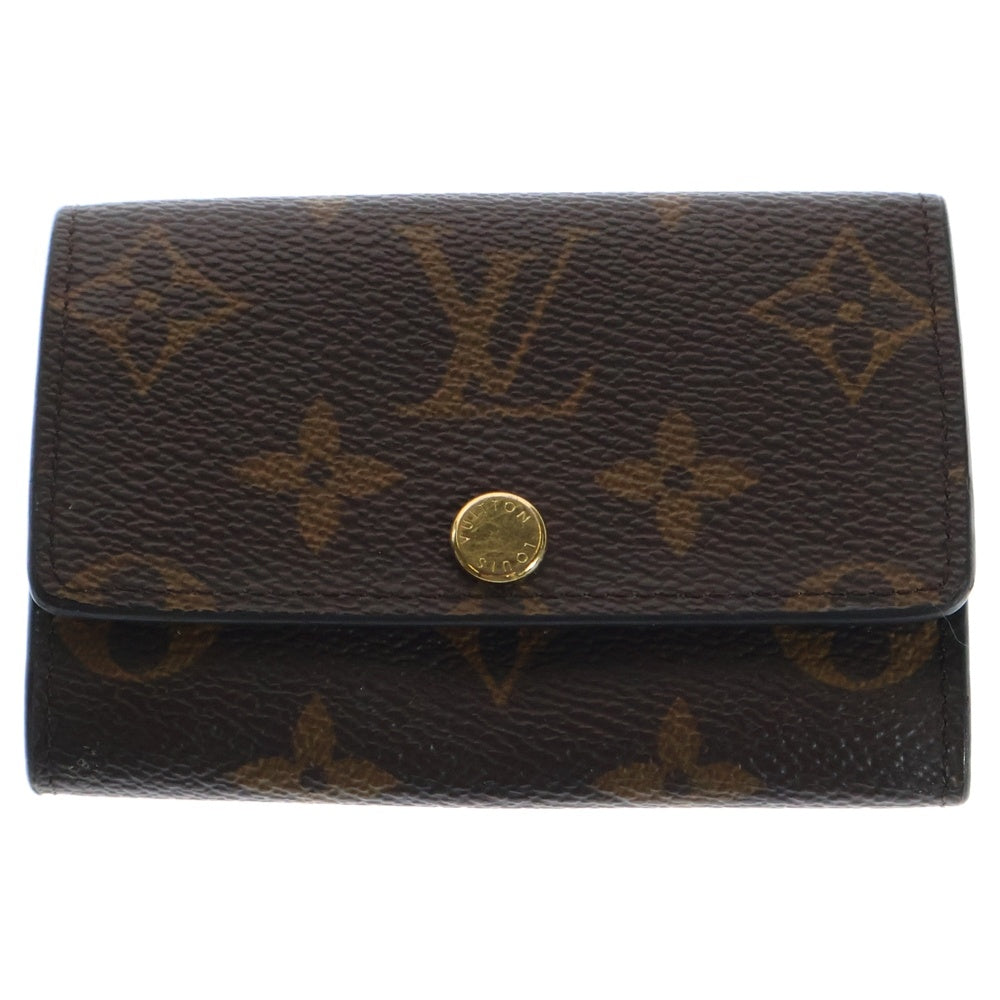 LOUIS VUITTON(ルイヴィトン) モノグラム ミュルティクレ6 6連キーケース キーリング バッグチャーム ゴールド金具 ブラウン レザー M62630
