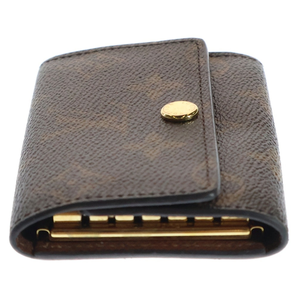 LOUIS VUITTON(ルイヴィトン) モノグラム ミュルティクレ6 6連キーケース キーリング バッグチャーム ゴールド金具 ブラウン レザー M62630