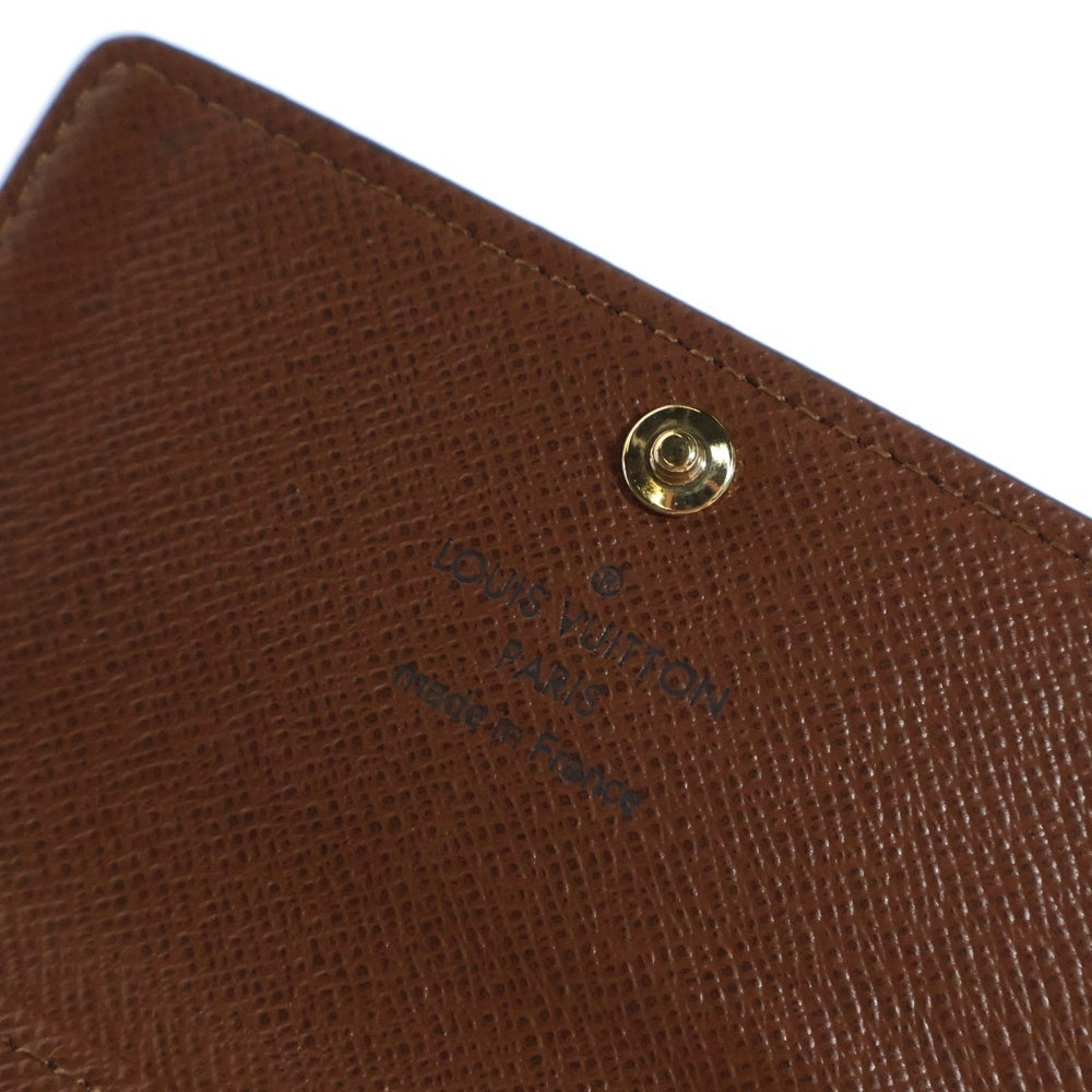 LOUIS VUITTON(ルイヴィトン) モノグラム ミュルティクレ6 6連キーケース キーリング バッグチャーム ゴールド金具 ブラウン レザー M62630