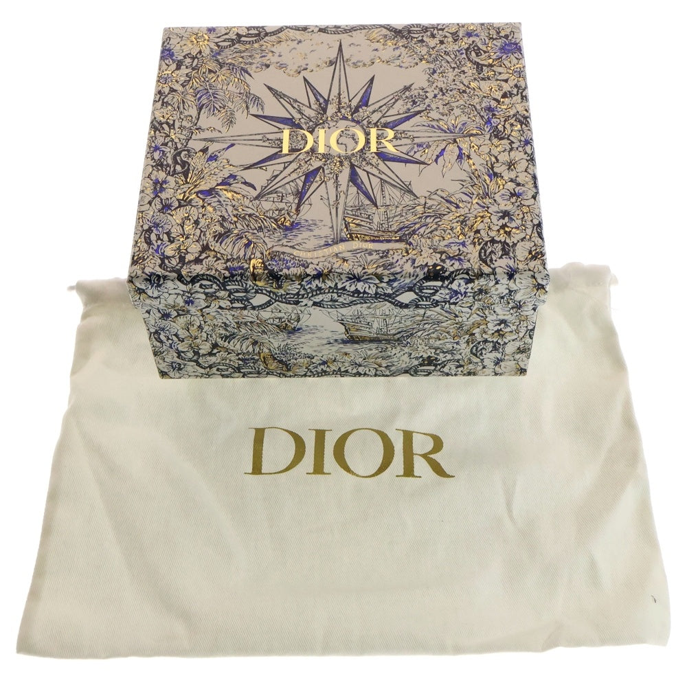 DIOR(ディオール) オブリーク CDロゴ ベルト ネイビー ゴールド金具 キャンバス×レザー