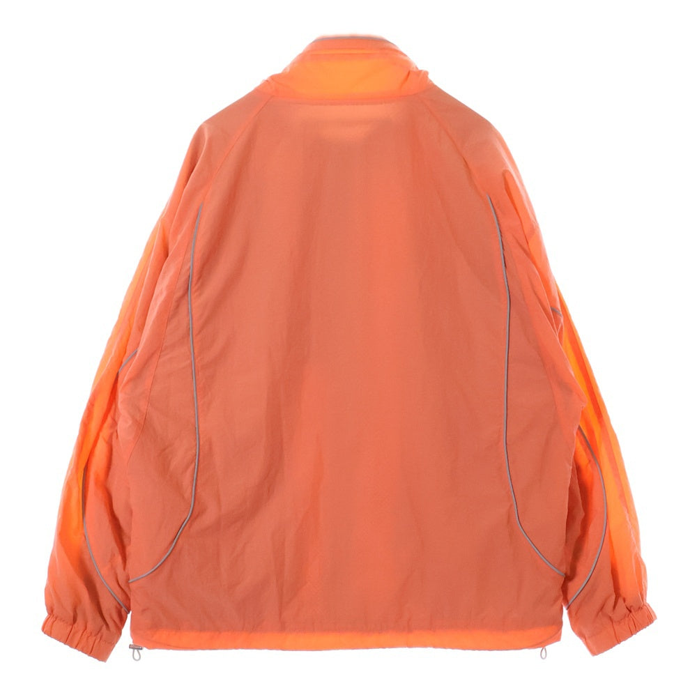 ALEXANDER WANG(アレキサンダーワン) ロゴプリント ハイネック ジップアップ ジャケット オレンジ UWC1232020
