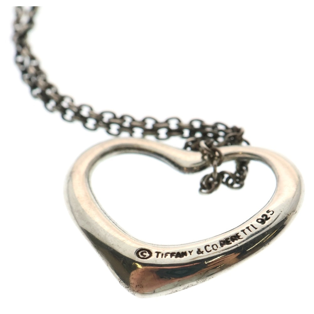 TIFFANY&Co(ティファニー) オープンハート ネックレス ペンダント シルバー チェーン SV925 4.5g