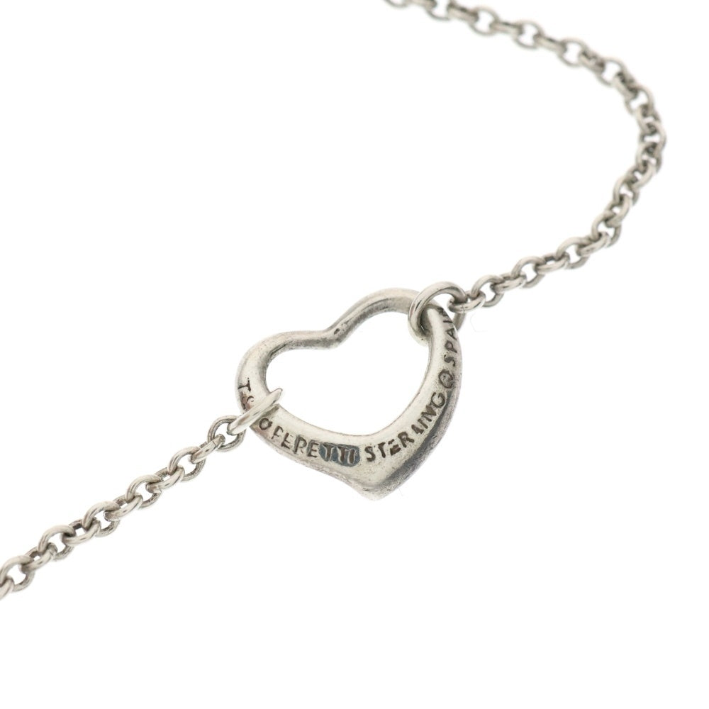 TIFFANY&Co(ティファニー) オープンハート トリプル ブレスレット SV925 シルバー チェーン