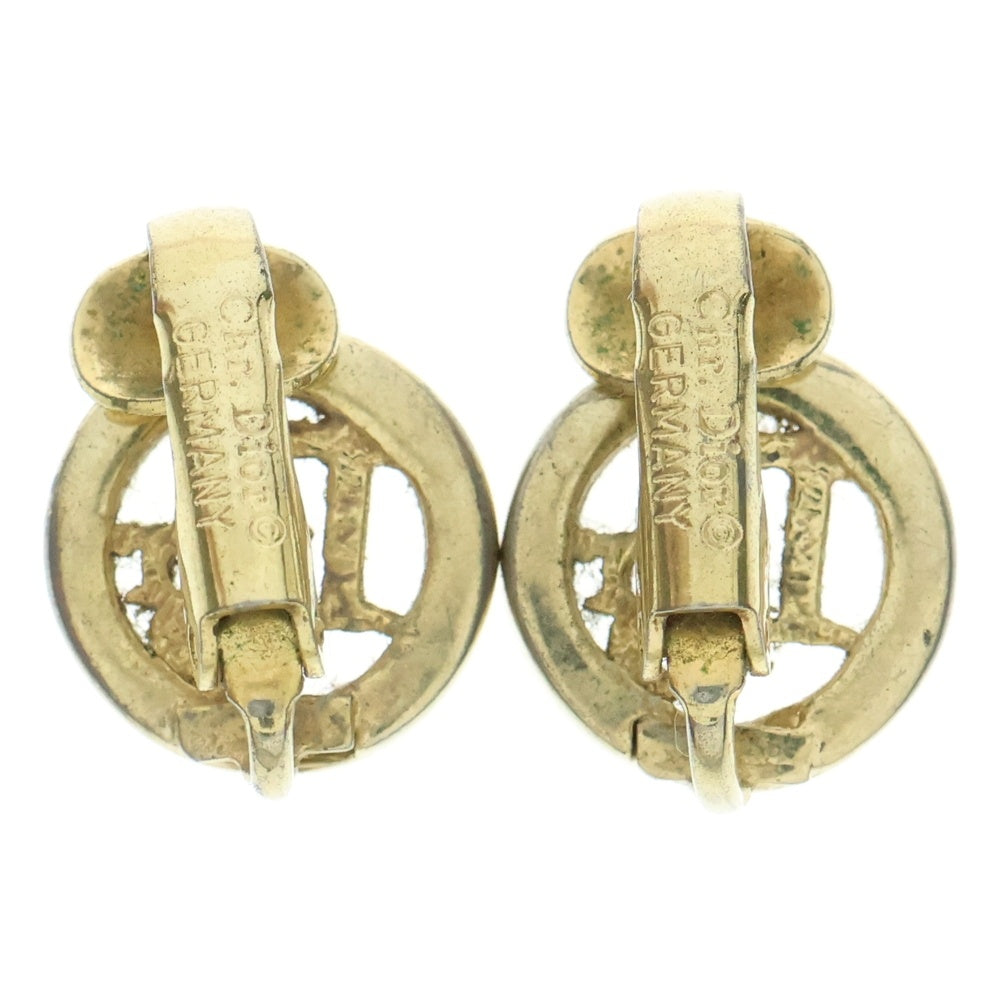 Christian Dior(クリスチャンディオール) ロゴ イヤリング イヤーアクセサリー ゴールド GP