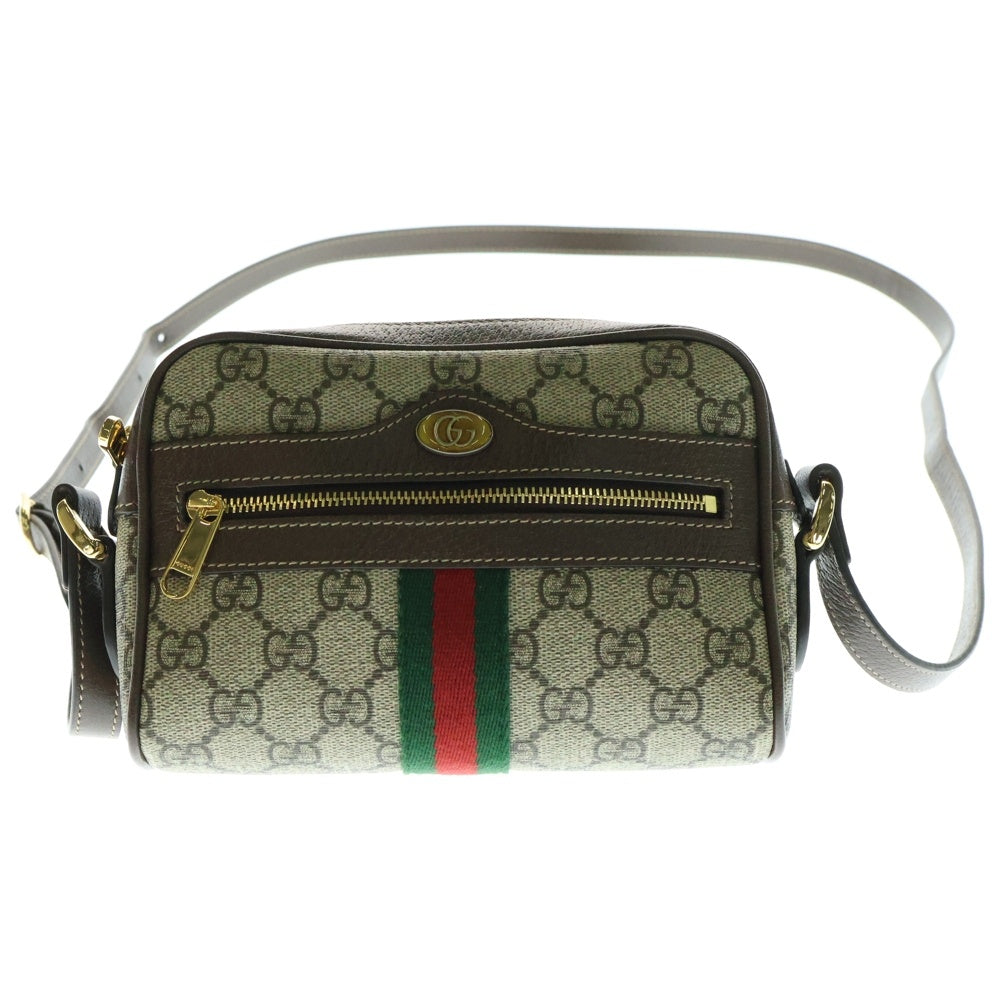 GUCCI(グッチ) GGスプリーム オフィディア ミニバッグ ブラウン