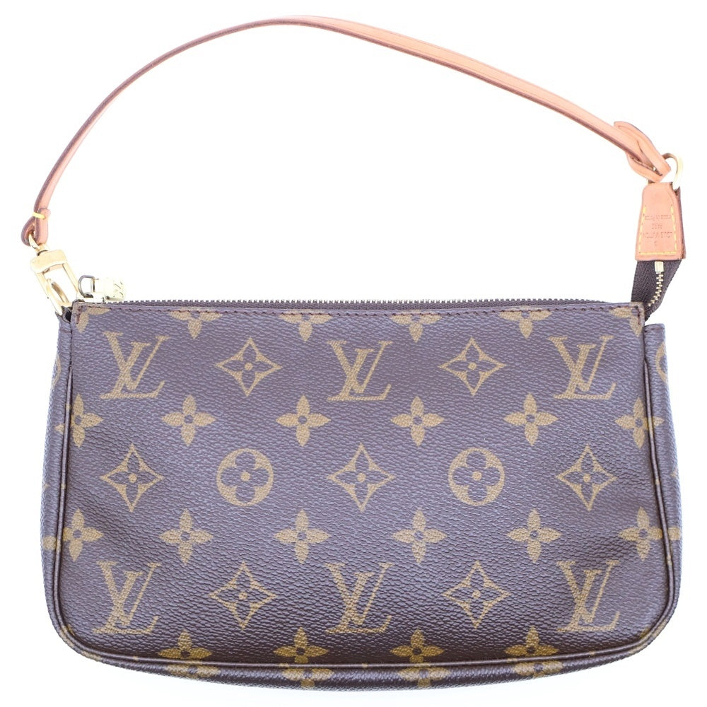 LOUIS VUITTON(ルイヴィトン) モノグラム ポシェット・アクセソワール ワンショルダーバッグ ブラウン レザー M51980