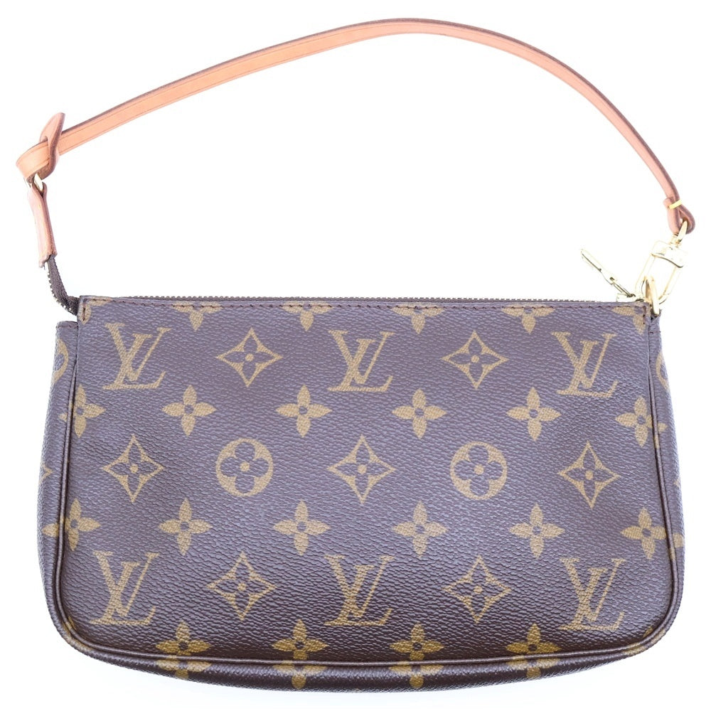 LOUIS VUITTON(ルイヴィトン) モノグラム ポシェット・アクセソワール ワンショルダーバッグ ブラウン レザー M51980