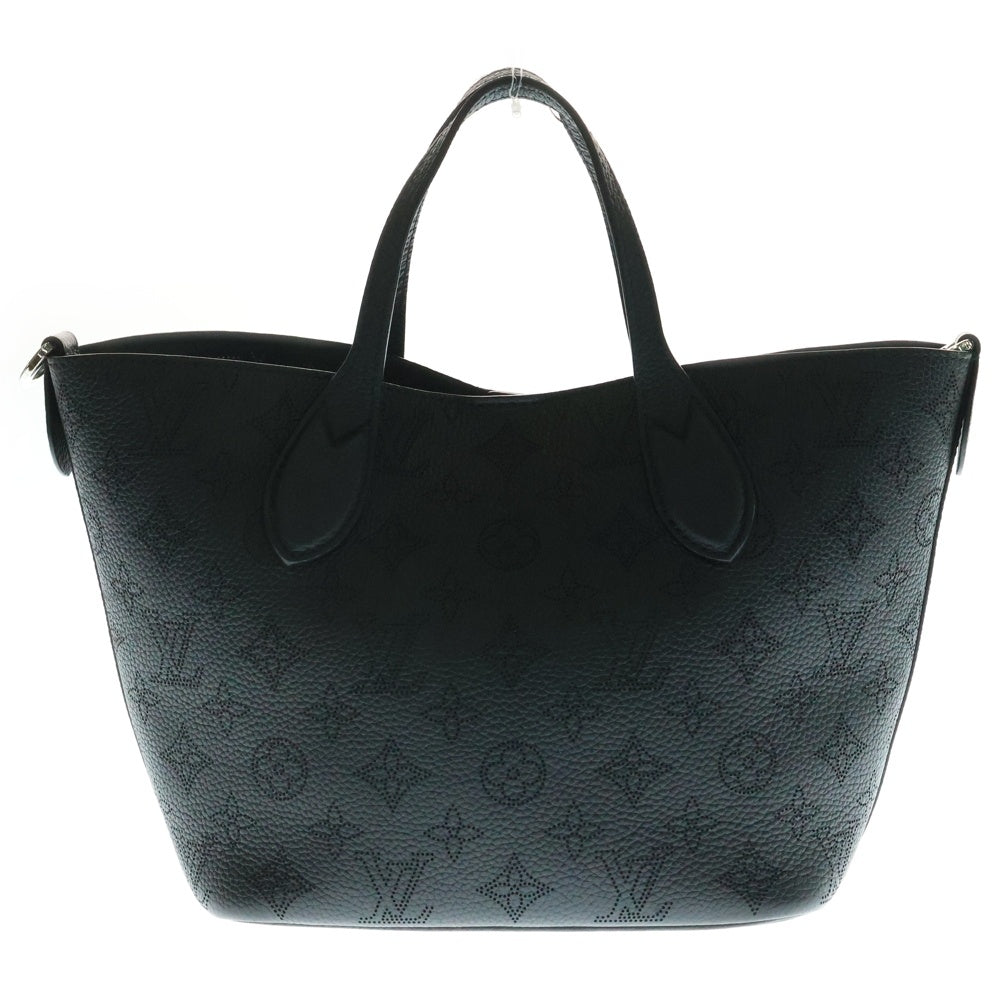 LOUIS VUITTON(ルイヴィトン) マヒナ ブロッサムPM ノワール ブラック レザー ハンドバッグ トートバッグ RFID M21848