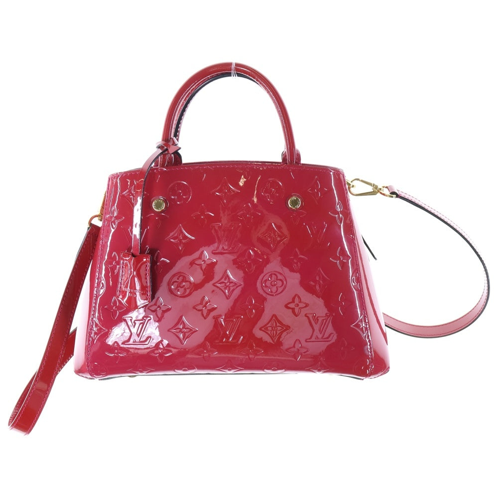 LOUIS VUITTON(ルイヴィトン) ヴェルニ モンテーニュBB 2wayショルダーバッグ ハンドバッグ ローズアンディアン パテント M50172
