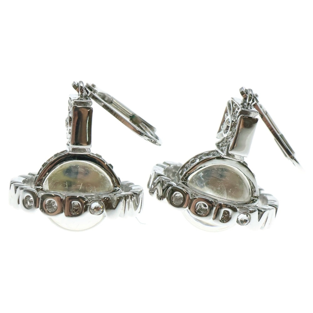 Vivienne Westwood(ヴィヴィアンウエストウッド) オーブ ラインストーン ピアス シルバ