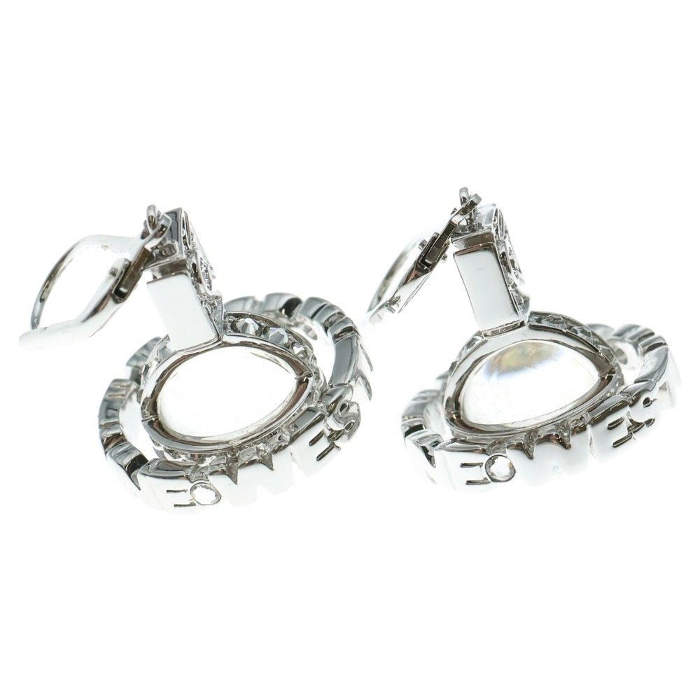 Vivienne Westwood(ヴィヴィアンウエストウッド) オーブ ラインストーン ピアス シルバ