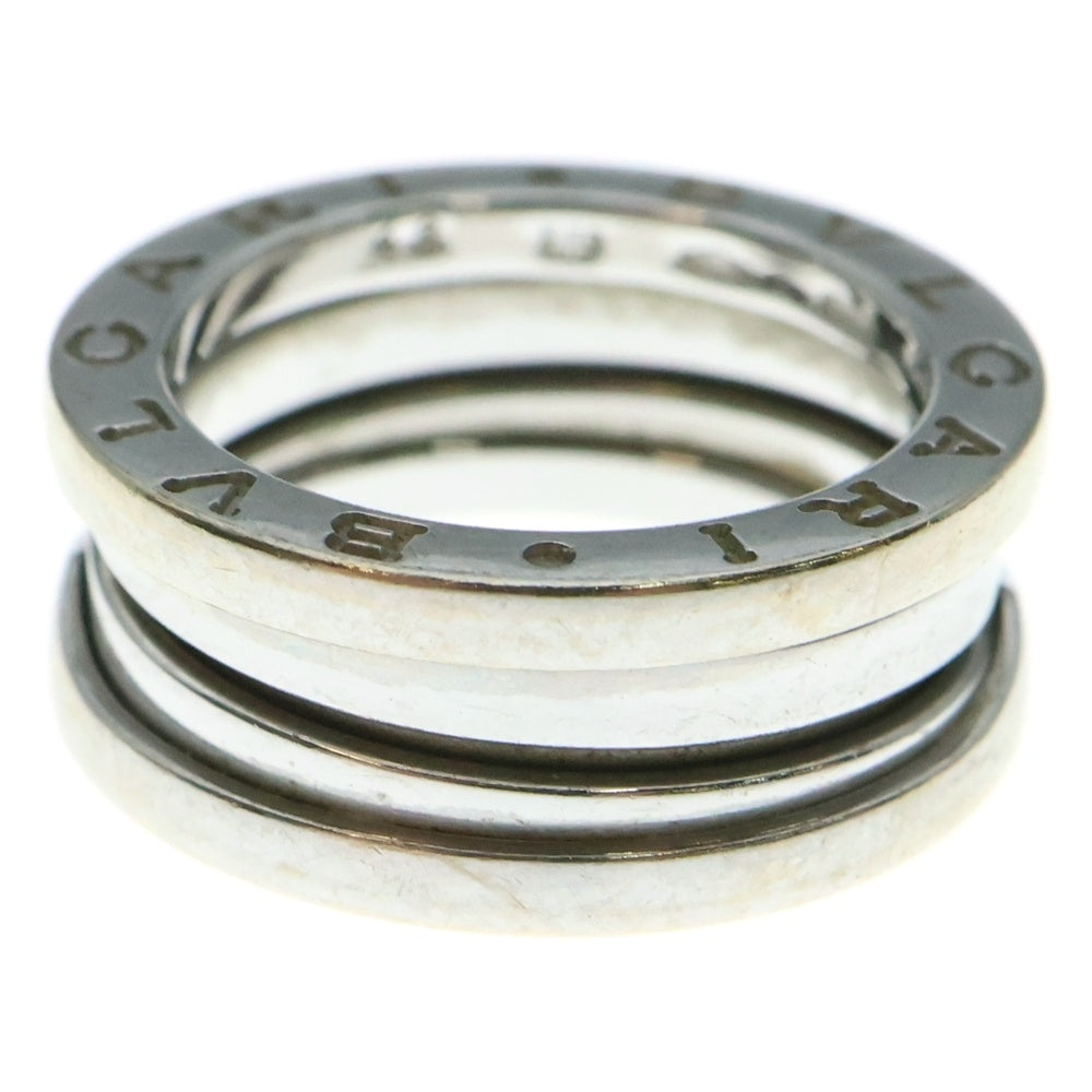BVLGARI(ブルガリ) B-Zero1 ビーゼロワン 2バンド リング 指輪 K18WG ホワイトゴールド 7.5号