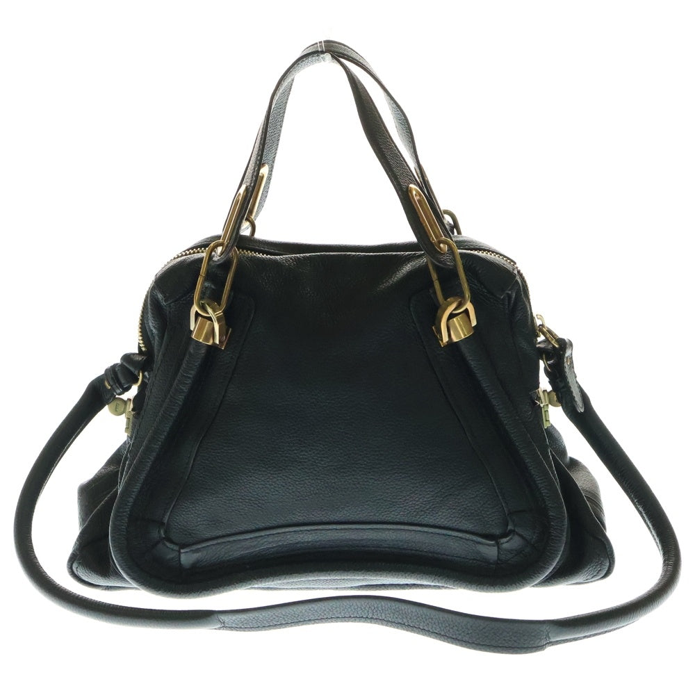 Chloe(クロエ) パラティ 2wayハンドバッグ ショルダーバッグ ブラック レザー