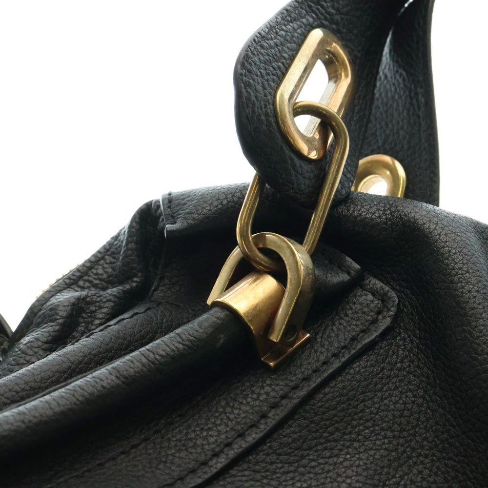 Chloe(クロエ) パラティ 2wayハンドバッグ ショルダーバッグ ブラック レザー
