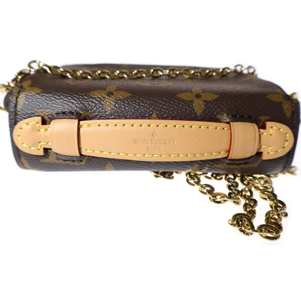 LOUIS VUITTON(ルイヴィトン) モノグラム ミクロ・メティス ショルダーバッグ ブラウン PVCレザー ハンドバッグ RFID M81267