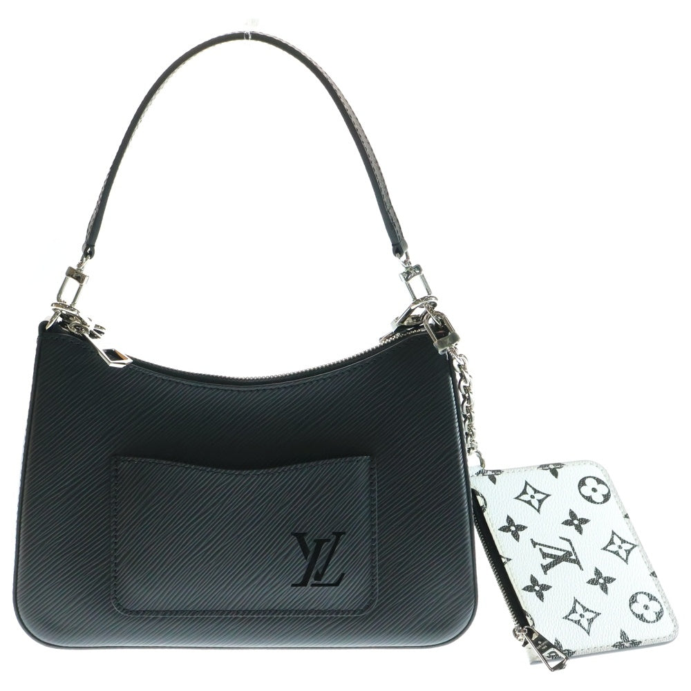 LOUIS VUITTON(ルイヴィトン) エピ マレル 2WAYバッグ ハンドバッグ ショルダーバッグ チェーンバッグ ブラック ノワール シルバー金具 ICタイプ レザー×PVC M80689
