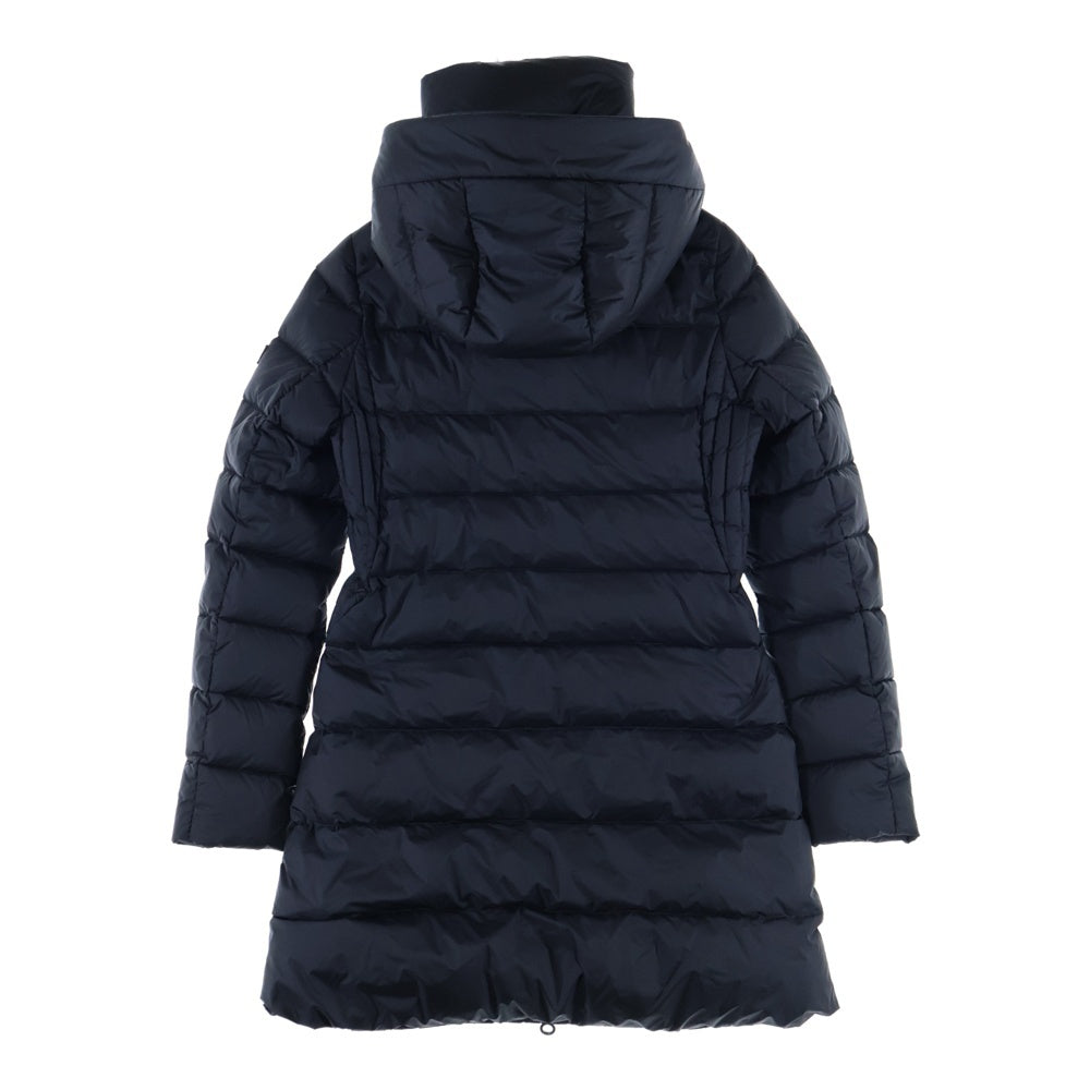 TATRAS(タトラス) 23AW ポリテアマ フーデッド ジップアップ ダウン ロングジャケット コート ブラック レディース LTAT23A4694