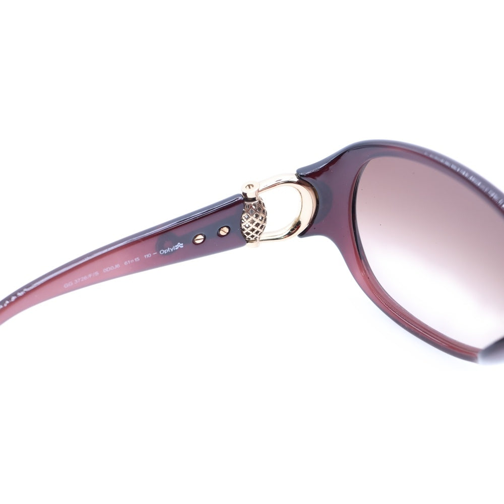 GUCCI(グッチ) ホースビット サングラス ブラウンフレーム ブラウンレンズ ゴールド金具 PP GG 3726/F/S MMVJ6