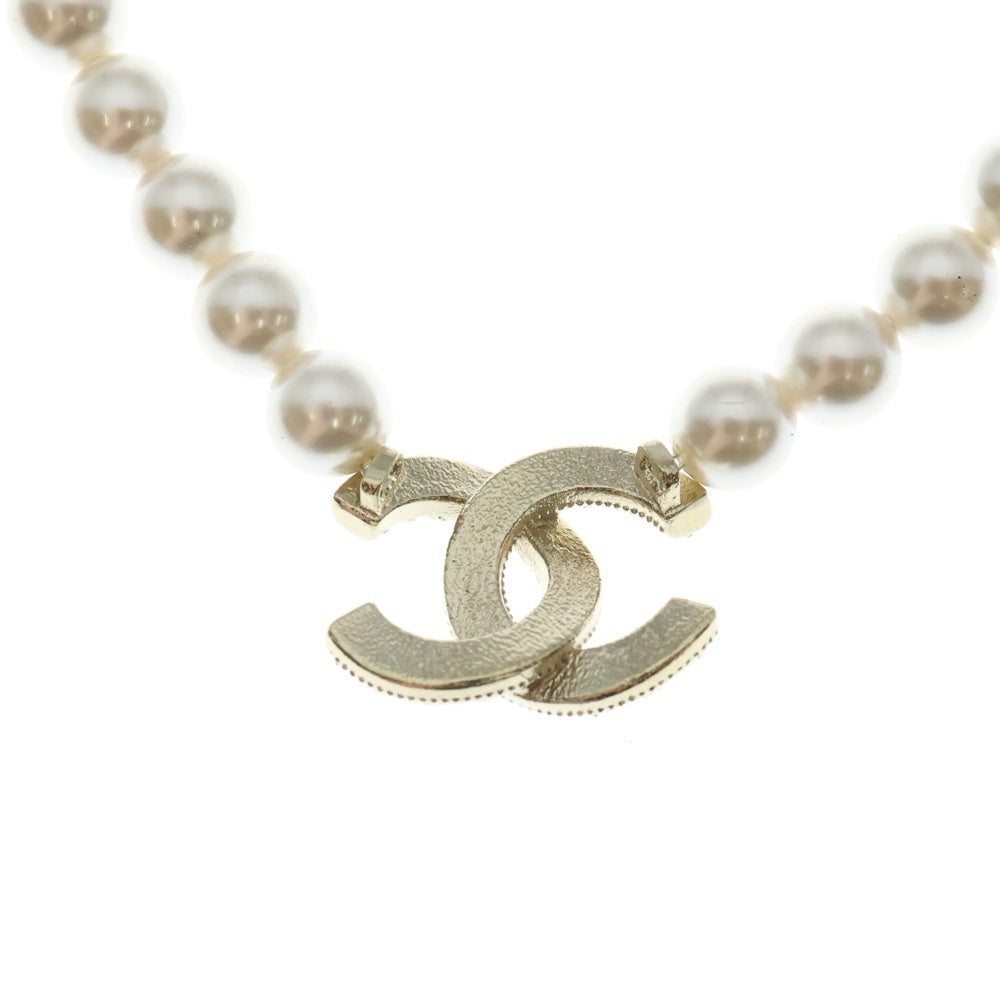 CHANEL(シャネル) ココマーク パールネックレス ペンダント チェーン ゴールド