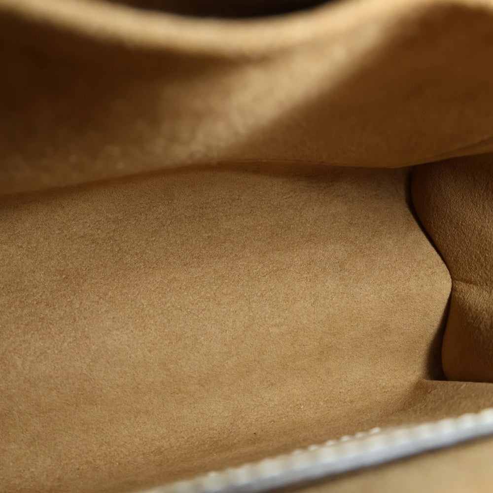 LOUIS VUITTON(ルイヴィトン) LV エピ ツイストMM Wチェーンレザーショルダーバッグ ホワイト レディース M55513