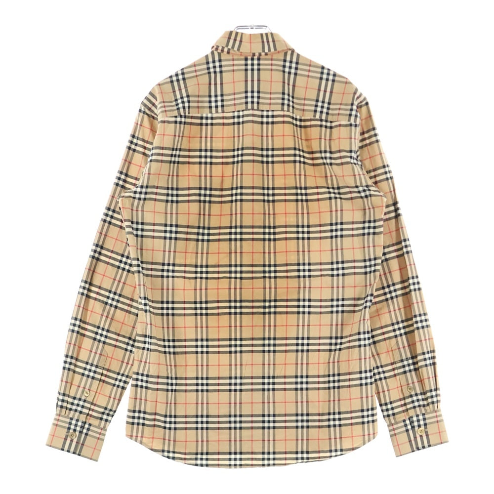 BURBERRY(バーバリー) ノバチェック総柄 ロングスリーブ 長袖シャツ ベージュ 8020966