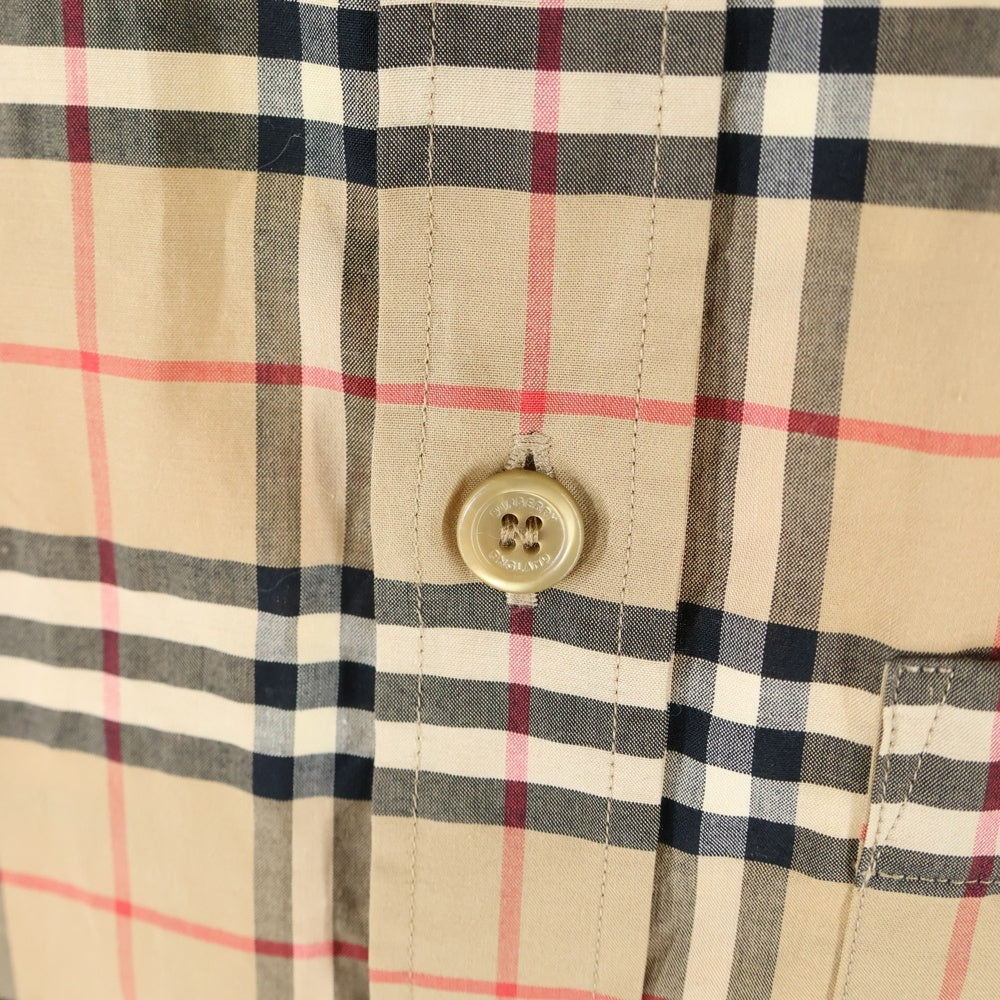 BURBERRY(バーバリー) ノバチェック総柄 ロングスリーブ 長袖シャツ ベージュ 8020966