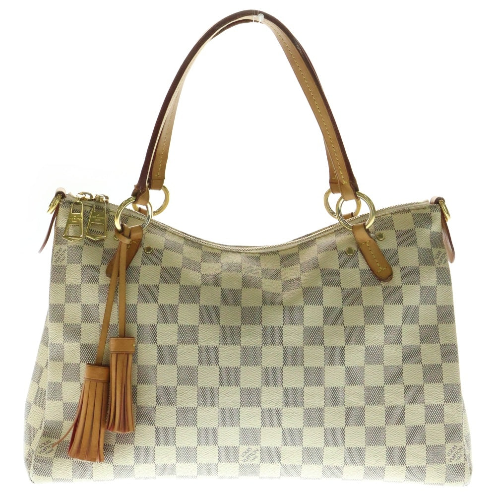 LOUIS VUITTON(ルイヴィトン) ダミエアズール リミントン 2WAYバッグ ハンドバッグ ショルダーバッグ アイボリー×ブラウン レザー×PVC ゴールド金具 N40022
