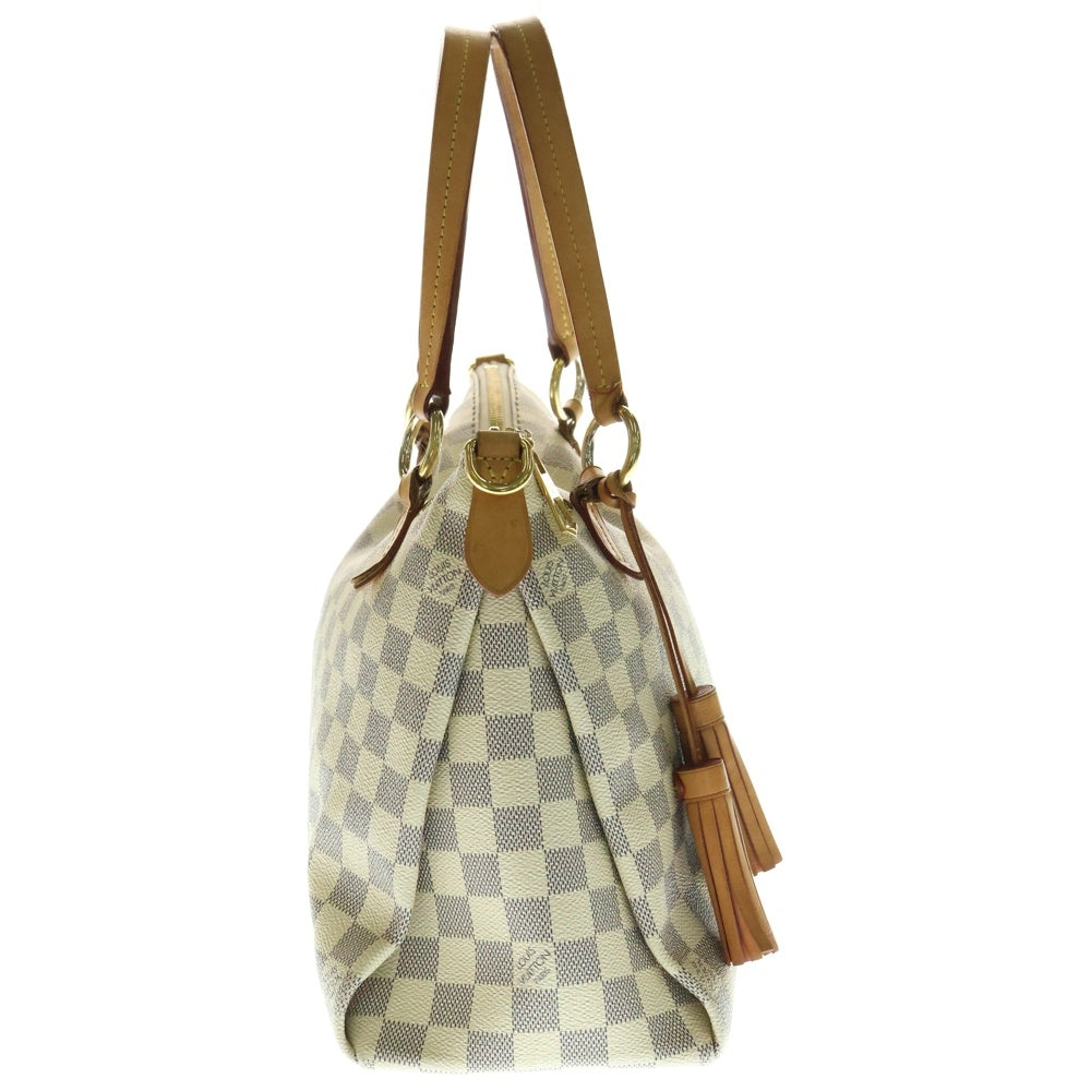 LOUIS VUITTON(ルイヴィトン) ダミエアズール リミントン 2WAYバッグ ハンドバッグ ショルダーバッグ アイボリー×ブラウン レザー×PVC ゴールド金具 N40022