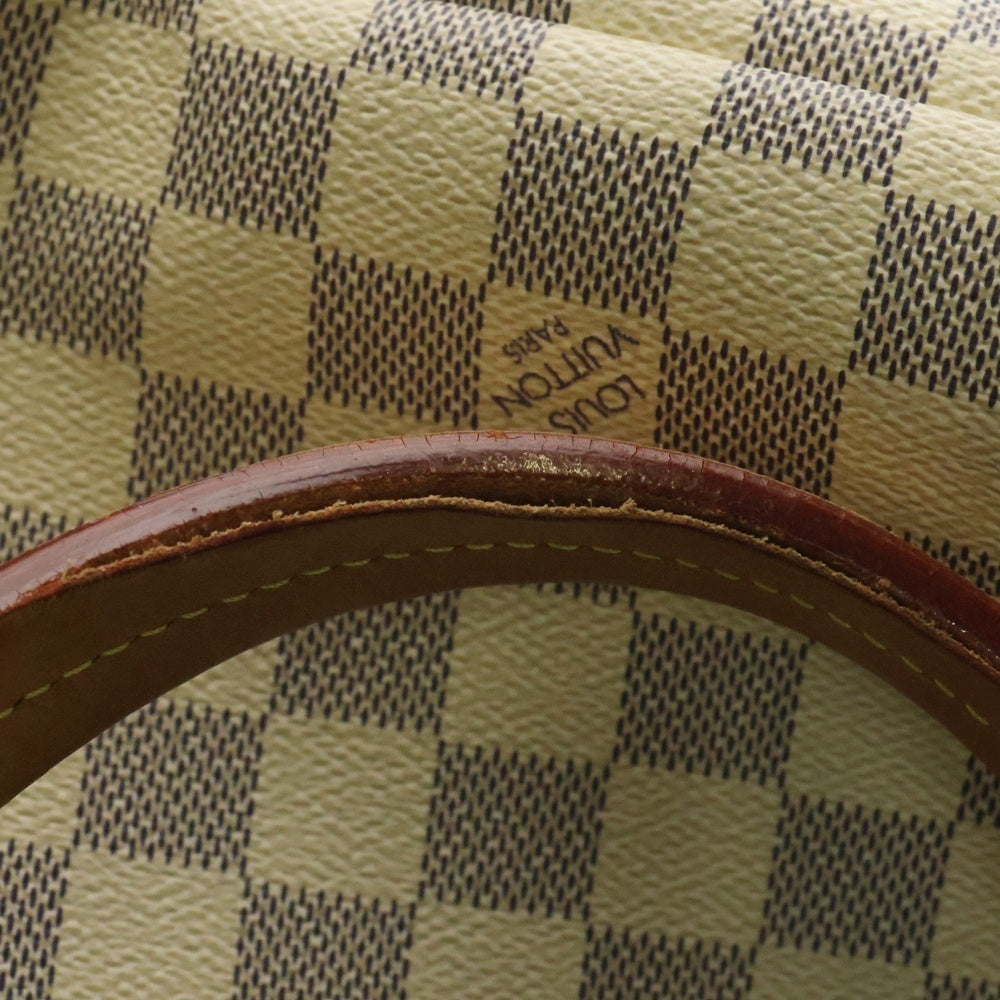 LOUIS VUITTON(ルイヴィトン) ダミエアズール リミントン 2WAYバッグ ハンドバッグ ショルダーバッグ アイボリー×ブラウン レザー×PVC ゴールド金具 N40022